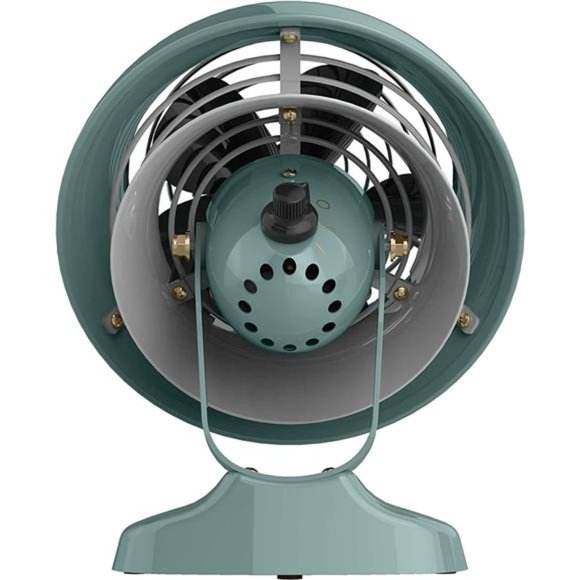 VFAN Mini Classic Personal Vintage Air Circulator Fan, Green - Picture 5 of 6